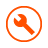 Icon für Service- und Wartunsgmanagement